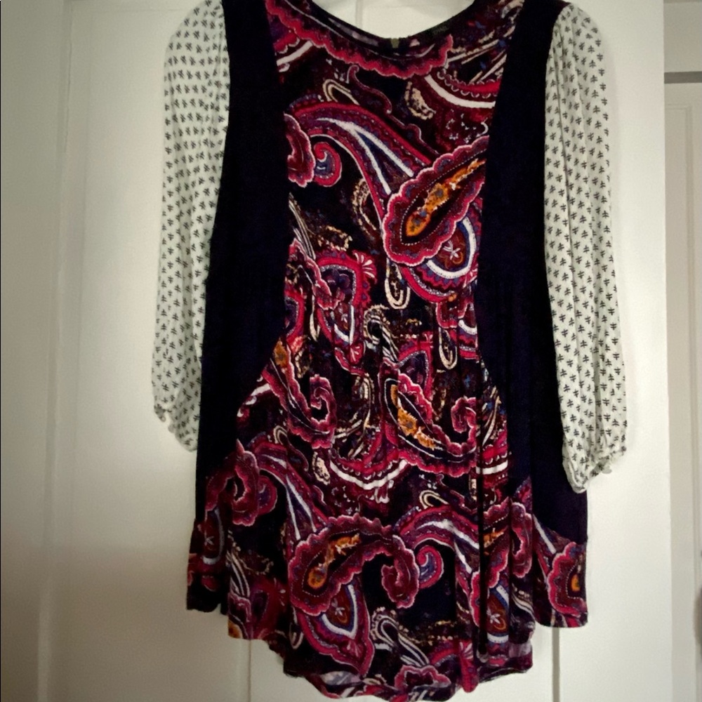 Peplum unique top